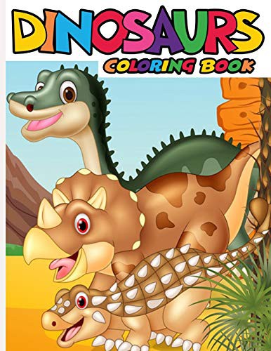 Cover for Dinosaur coloring book