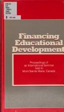 Cover for Financing educational development