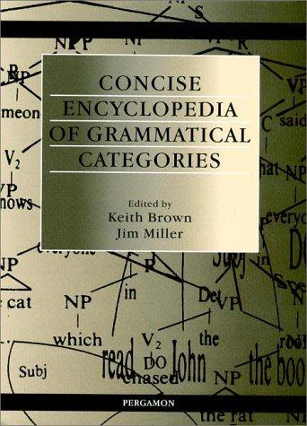 Cover for Concise encyclopedia of grammatical categories