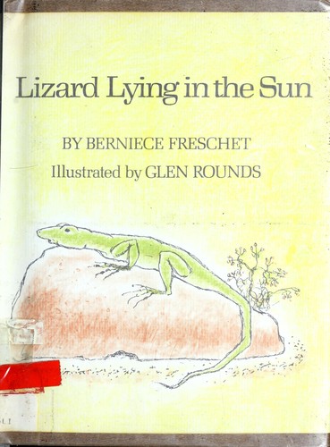 Cover for Lizard lying in the sun