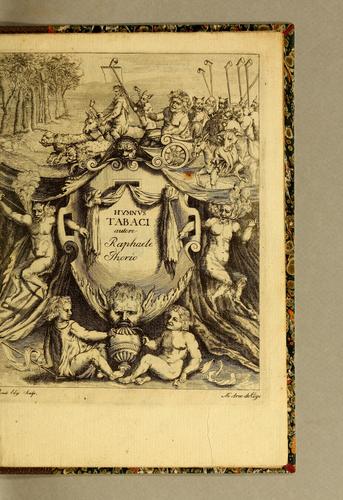 Cover for Raphaelis Thori De paeto seu tabaco carminum libri duo
