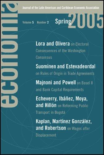 Cover for Economia: Spring 2005 (Economia: Journal of the Latin American & Caribbean Economic Association)