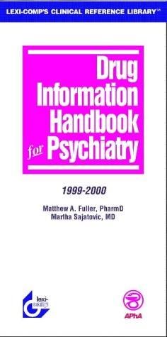 Cover for Drug Information Handbook for Psychiatry