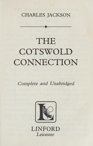 Cover for Cotswold Connection