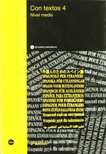 Cover for Con textos 4. Nivel medio
