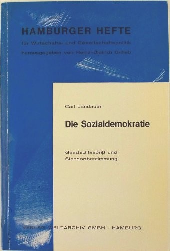Cover for Die Sozialdemokratie