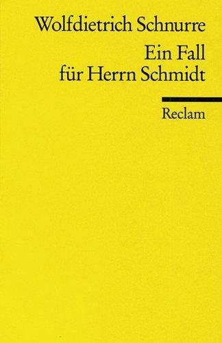 Cover for Ein Fall Fur Herrn Schmidt