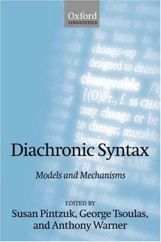 Cover for Diachronic Syntax