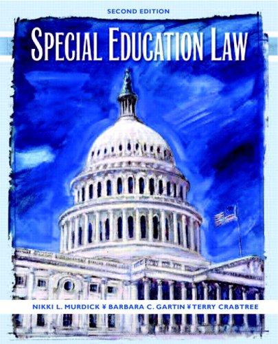 Cover for Special education law