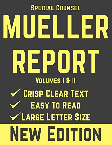 Cover for Mueller Report
