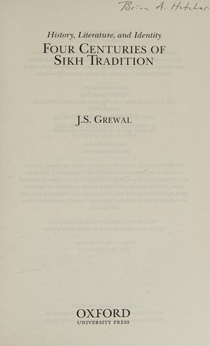 Cover for History, literature, and identity