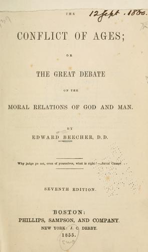 Cover for The conflict of ages