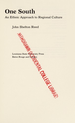 Cover for One South