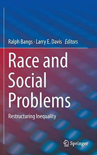 Cover for Race and social problems
