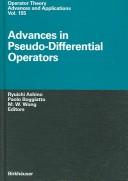 Cover for Advances in Pseudo-Differential Operators (Operator Theory, Advances and Applications)