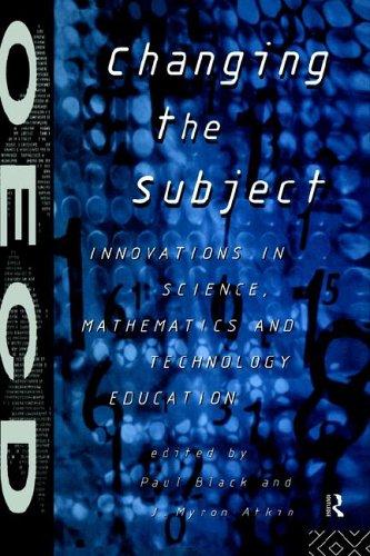 Cover for Changing the Subject