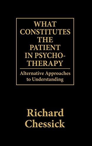 Cover for What constitutes the patient in psychotherapy