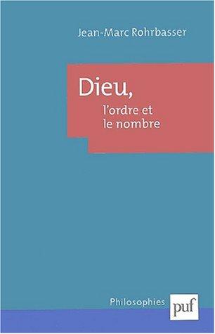 Cover for Dieu, l'ordre et le nombre 