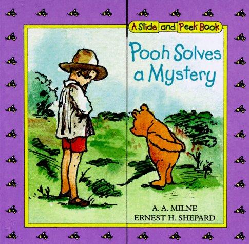 Cover for Pooh solves a mystery