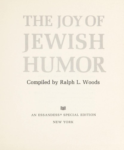 Cover for The joy of Jewish humor.
