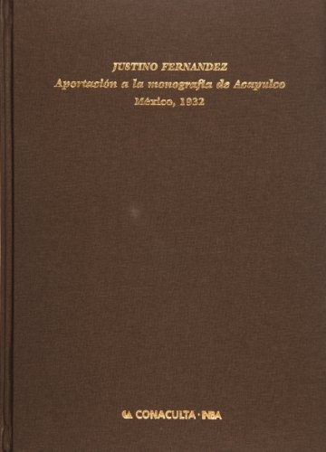 Cover for Aportación a la monografía de Acapulco, México, 1932