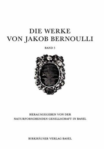 Cover for Die Werke von Jakob Bernoulli: Bd. 3