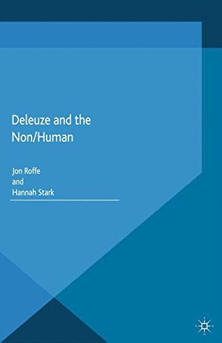Cover for Deleuze and the Non/Human