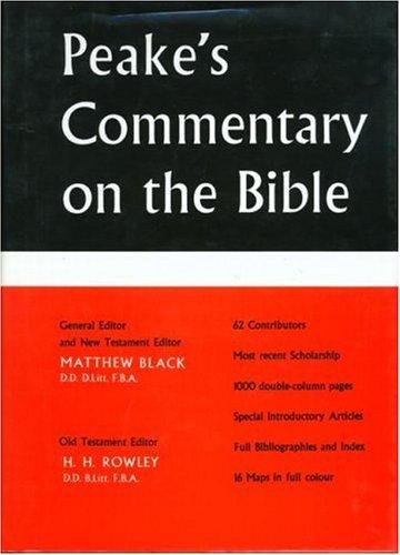 Cover for Peake's Commentary on the Bible
