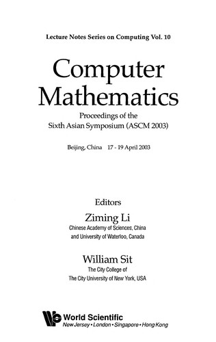 Cover for Computer mathematics