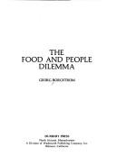 Cover for The food and people dilemma.