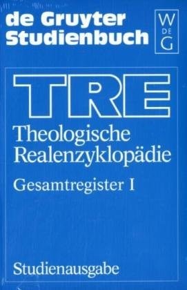 Cover for Gesamtregister: Band I: Bibelstellen, Orte, Sachen. Band II: Namen (de Gruyter Studienbuch) (German Edition)