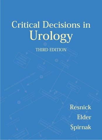 Cover for Critical Decisions in Urology