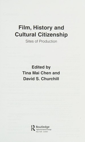 Cover for Film, history and cultural citizenship