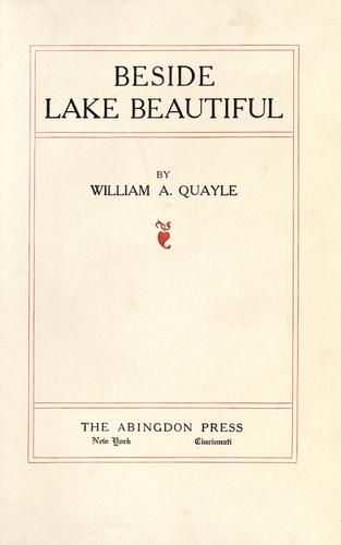 Cover for Beside Lake Beautiful