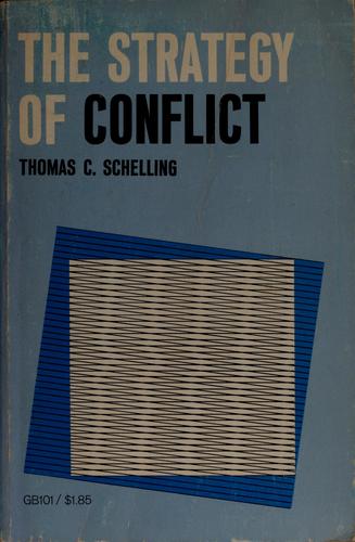 Cover for The strategy of conflict