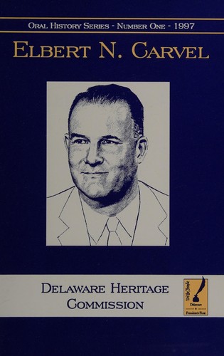Cover for Elbert N. Carvel