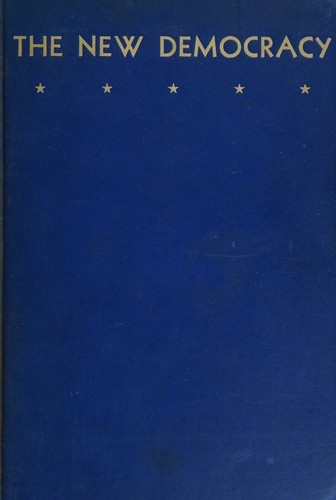 Cover for The new democracy