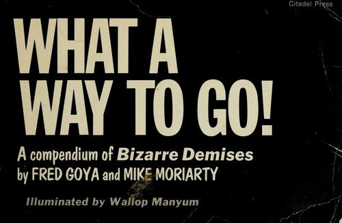 Cover for What a way to go!