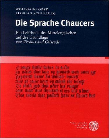 Cover for Die Sprache Chaucers.