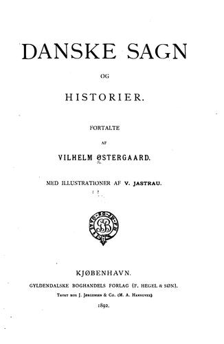 Cover for Danske sagn og historier