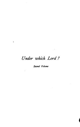 Cover for Under which lord?