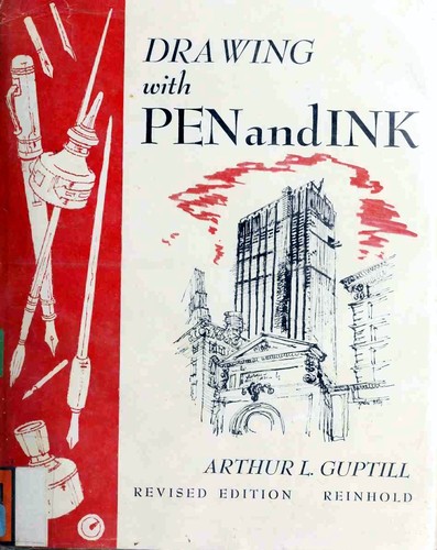 Cover for Drawing with pen and ink.