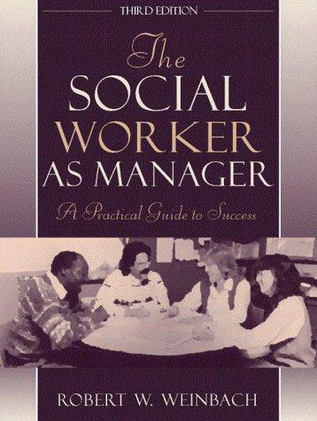 Cover for The Social Worker as Manager