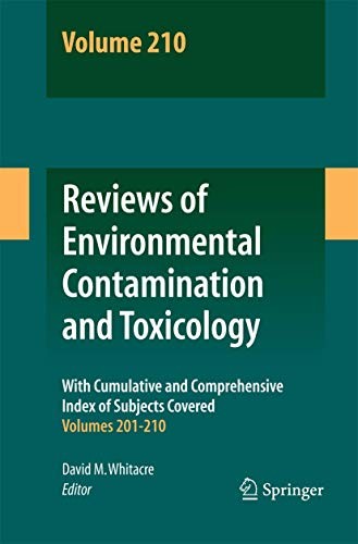 Cover for Reviews of Environmental Contamination and Toxicology Volume 210