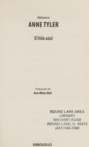 Cover for El hilo azul