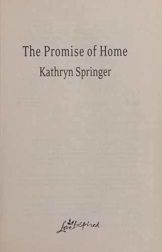 Cover for The promise of home