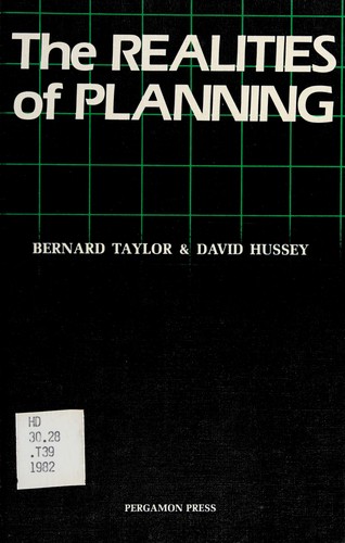 Cover for The realities of planning