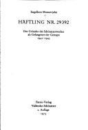 Cover for Häftling Nr. 29392