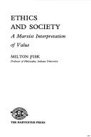 Cover for Ethics and Society