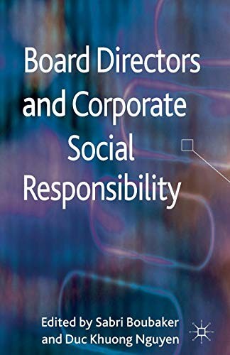 Cover for Board Directors and Corporate Social Responsibility